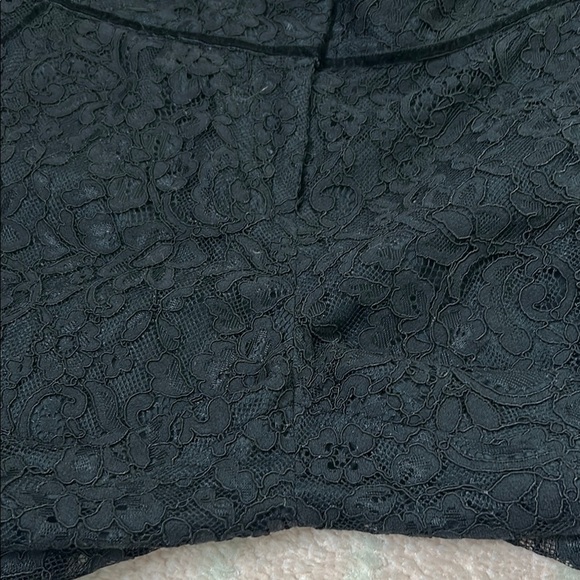 Vineyard Vines Black Lace Taper Leg Dress Pants Size 6 Mid Rise - Picture 10 of 11